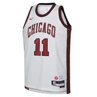 Swetry męskie - Koszulka dla dużych dzieci Nike Dri-FIT NBA Swingman Demar Derozan Chicago Bulls City Edition - Biel - miniaturka - grafika 1