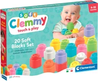 Klocki - Klocki konstrukcyjne Clementoni Soft Clemmy 20 elementów (8005125179893) - miniaturka - grafika 1