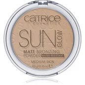 Pudry do twarzy - Catrice Puder Brązujący Sun Lover Glow 030 Medium Bronze CAT73282 - miniaturka - grafika 1