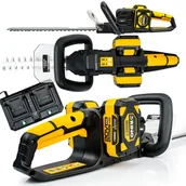 Nożyce do żywopłotu - NOŻYCE DO ŻYWOPŁOTU KRZEWÓW AKUMULATOROWE RINO 20V + 2X AKUMULATOR 4 AH - miniaturka - grafika 1