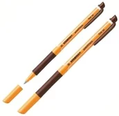 Pióra kulkowe - Stabilo Pióro kulkowe STABILO pointVisco - brązowy 1099/45 - miniaturka - grafika 1