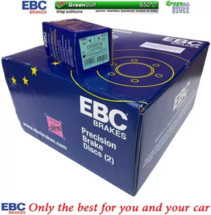 Tylne klocki GreenStuff + NAWIERCANE NACINANE tarcze hamulcowe 315mm EBC seria GD Buick LaCrosse 2010-2016 - Tarcze hamulcowe - miniaturka - grafika 4