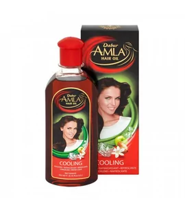 Dabur Olejek do włosów chłodzący (Amla Hair Oil Cooling) 200ml Dabur 5022496003759 - Olejki do ciała i włosów - miniaturka - grafika 1