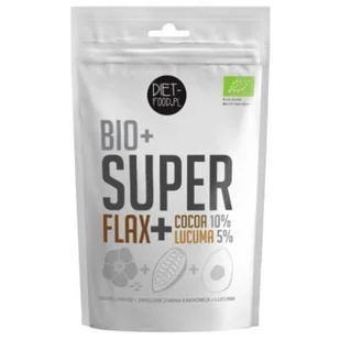 Diet Food Bio Flax + Kakao + Lucuma - 200g 01/11/2017 - Produkty specjalne dla sportowców - miniaturka - grafika 2