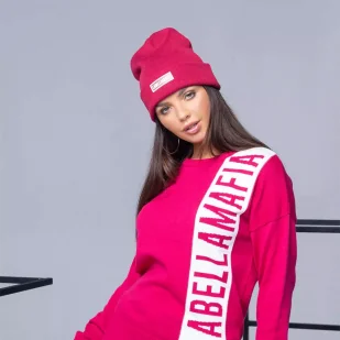Czapka damska LABELLAMAFIA  BEANIE TRICOT - Czapki damskie - miniaturka - grafika 3