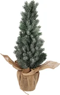 Choinki - Sztuczna choinka Sosna w doniczce 25x25x65cm, śnieżne gałązki - miniaturka - grafika 1