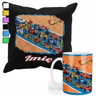 Gadżety dla niej i dla niego - ZESTAW KUBEK + POSZEWKA Z NADRUKIEM-DLA FANA PREZENT SAMOCHODZIKI AUTA +IMI - miniaturka - grafika 1