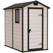 Altany ogrodowe - KETER Domek narzędziowy Manor 4x6 Beżowy 130 x 192 x 198 cm - miniaturka - grafika 1
