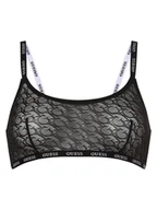 Biustonosze - GUESS - Damski biustonosz, czarny - miniaturka - grafika 1