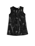 Sukienki - Koton Haftowana sukienka bez rękawów, czarna (999), 4-5 lat dziewczęca, Czarny (999), 4-5 lat - miniaturka - grafika 1