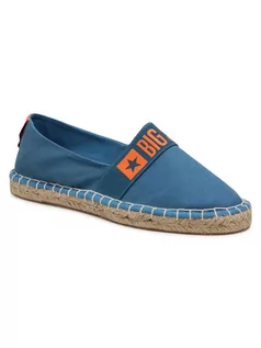 Espadryle damskie - Big Star Espadryle HH274475 Niebieski - grafika 1