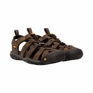 Sandały męskie KEEN CLEARWATER CNX LEATHER - Sandały męskie - miniaturka - grafika 1