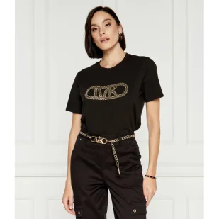Michael Kors T-shirt GROMMET EMPIRE | Regular Fit - Koszulki i topy damskie - miniaturka - grafika 1
