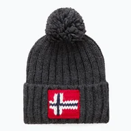 Czapki damskie - Czapka zimowa męska Napapijri Semiury 5 dark grey melange - miniaturka - grafika 1