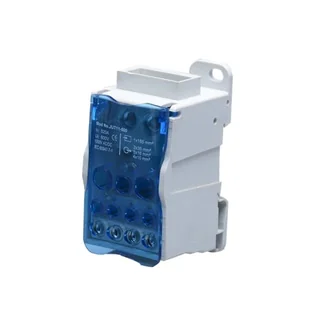 Orno Blok rozdzielczy 125A, zaciski wejściowe 1x16 i 1x35mm$2398, zaciski wyjściowe 6x16mm$2399 OR-LZ-8200/125 - Kostki, złączki, wtyczki - miniaturka - grafika 2