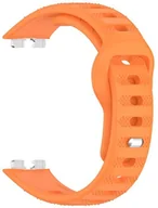 Akcesoria do smartwatchy - SILIKONOWY PASEK DO HUAWEI BAND 8 / 9 / 10 POMARAŃCZOWY - miniaturka - grafika 1