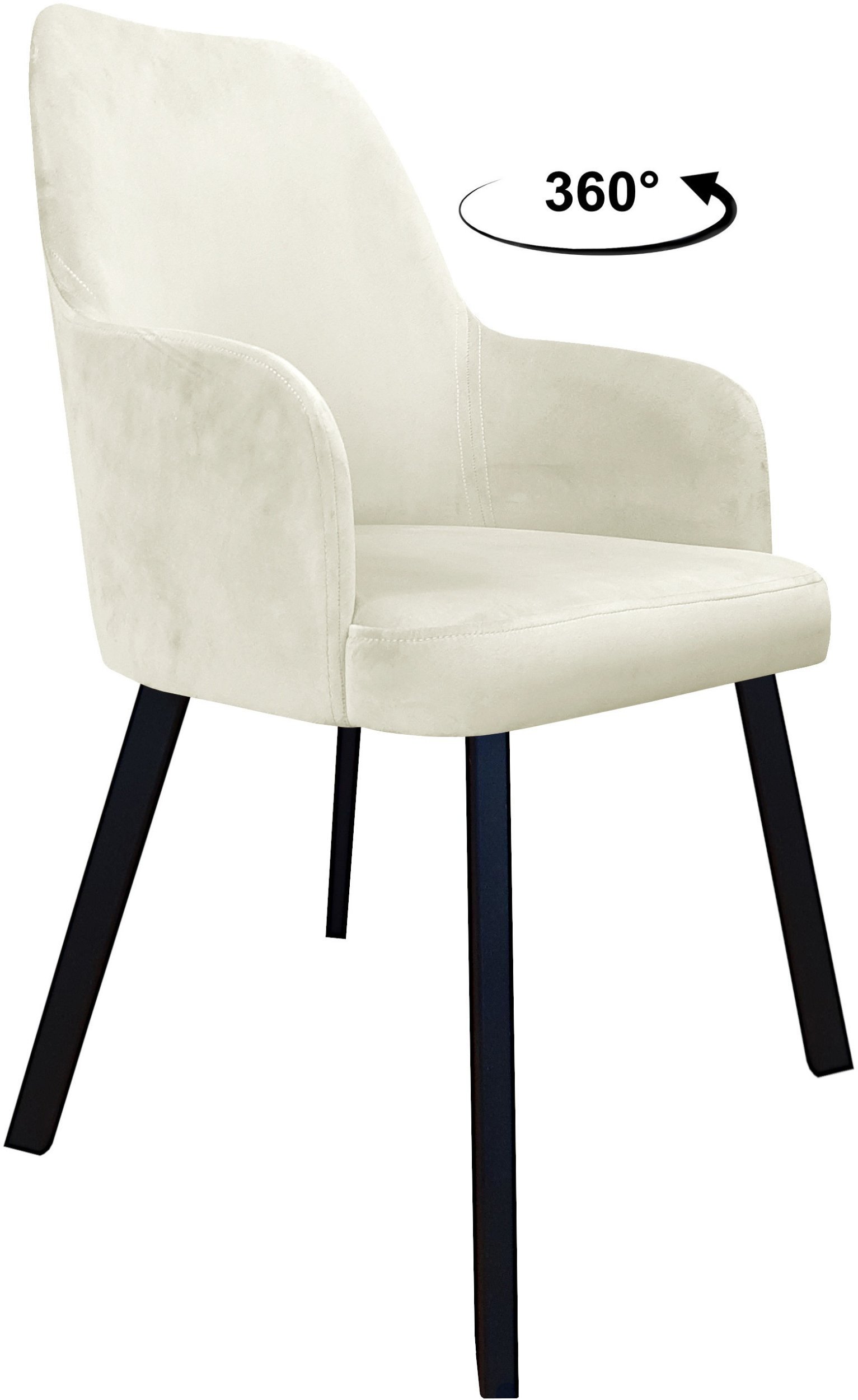 Krzesło obrotowe WESTA noga Profil czarna MG50