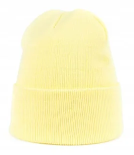 Czapka Zimowa Damska Męska Beanie Podwijana Uniwersalna Casualowa Jesienna - Czapki damskie - miniaturka - grafika 1