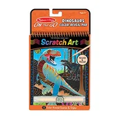 Zabawki kreatywne - Melissa&Doug Scratch Art Dinozaury - - miniaturka - grafika 1