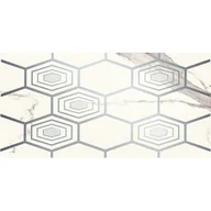 Płytki ceramiczne - Dekor ścienny Nella white 22,3 x 44,8 Gat.1 - miniaturka - grafika 1