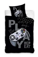 Pościel - Komplet pościeli bawełnianej 140x200 cm +60x70 cm Gamer - miniaturka - grafika 1