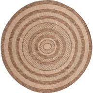 Dywany zewnętrzne - Panama  Dywan zewnętrzny 2 Natural okrągły beżowy śr.120 cm - miniaturka - grafika 1