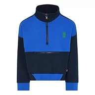 Bluzy dla chłopców - LEGO Bluza chłopięca Jungen z zamkiem błyskawicznym do połowy LWStorm 207, 557 niebieska, 116 - miniaturka - grafika 1