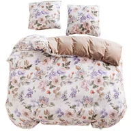 Pościel - Pościel 160x200 bawełna 100% dwustronna GierekHoff Cotton gruba 3 el róże - miniaturka - grafika 1