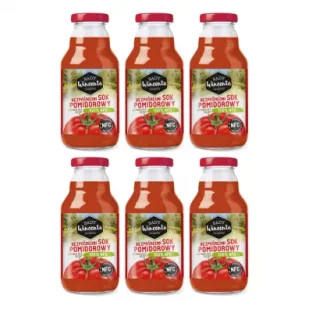 Sady Wincenta Sok 100% pomidorowy naturalnie mętny tłoczony NFC Zestaw 6 x 330 ml - Soki i napoje niegazowane - miniaturka - grafika 1