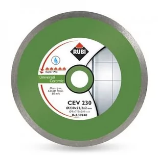 RUBI Cev 250 Superpro Tarcza Diamentowa Płytek - Tarcze do pił - miniaturka - grafika 1
