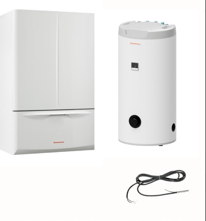 Immergas Pakiet 1-fun.kondens. wersja standard - kocioł EXTRA 24 + zasobnik UBS160V3 + sonda kontaktowakotły wiszące