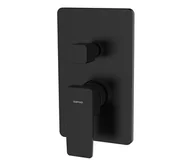 Baterie umywalkowe - Sapho - Bateria prysznicowa do montażu podtynkowego TURSI czarny mat - miniaturka - grafika 1