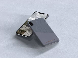 Nordic Elements Original Hel - Drewniane etui iPhone Xs Max (Mid Grey) - Etui i futerały do telefonów - miniaturka - grafika 3