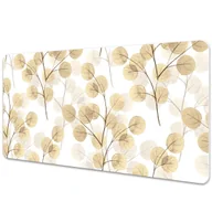 Podkładki na biurko - Mata ochronna na biurko Gałązki z liśćmi 90x45 cm - miniaturka - grafika 1