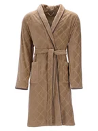 Szlafroki męskie - Vossen Szlafrok "Barron" w kolorze karmelowym - miniaturka - grafika 1