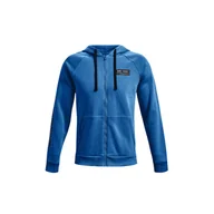 Kurtki i kamizelki sportowe męskie - Bluza sportowa męska Under Armour Rival Fleece Chroma FZ HD - miniaturka - grafika 1