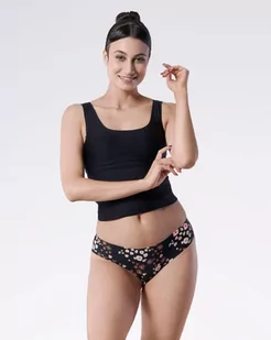 FIGI JULIMEX TANGA PEGGY BROWN (kolor brąz, rozmiar M) - Majtki damskie - miniaturka - grafika 2