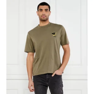 Hugo Blue T-shirt Nagulop Loose fit - Koszulki męskie - miniaturka - grafika 1