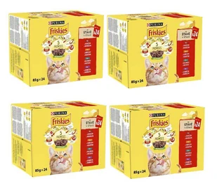 PURINA Friskies Cat mięso w sosie MIX smaków 96x85g - Mokra karma dla kotów - miniaturka - grafika 1