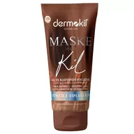 Maseczki do twarzy - Dermokil Natural Skin Clay And Coffee Clay Mask maska do twarzy z glinki i kawy 75ml - miniaturka - grafika 1