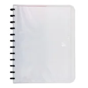 Artykuły biurowe - Elba vario-zipp 61420DB teczki prezentacyjne z mechanizmem kółkowym, 210 x 248 x 20 mm, z 25 koszulkami, bezbarwny 100551986 - miniaturka - grafika 1