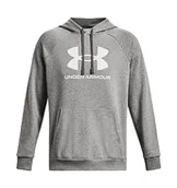 Bluzy męskie - Under Armour Męska bluza z kapturem Ua Rival z logo - miniaturka - grafika 1