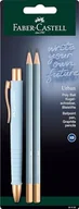 Długopisy - Faber-Castell 241122 - zestaw do pisania Sky Blue, z długopisem Poly Ball Urban i 2 ołówkami Urban - miniaturka - grafika 1