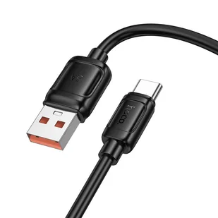 Kabel USB A do USB C Hoco PD 5A 100W 1 m X115 czarny - Kable USB - miniaturka - grafika 1