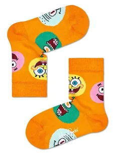 Happy Socks Skarpety "Sponge Bob Circle Of Friends" w kolorze pomarańczowym - Skarpetki damskie - miniaturka - grafika 1