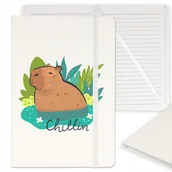 Zeszyty szkolne - NOTES Z GUMKĄ A5 PLANER NOTATNIK ZESZYT KAPIBARA - miniaturka - grafika 1