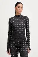 Bluzki damskie - adidas longsleeve adidas x Moon Boot kolor czarny z półgolfem JM6507 - miniaturka - grafika 1