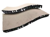 Zabawki dla kotów - Kartonowy drapak dla kota fala - miniaturka - grafika 1