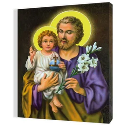 Obraz religijny na płótnie Święty Józef - Ikony i obrazy sakralne Obraz religijny na płótnie Święty Józef - Ikony i obrazy sakralne - miniaturka - grafika 1