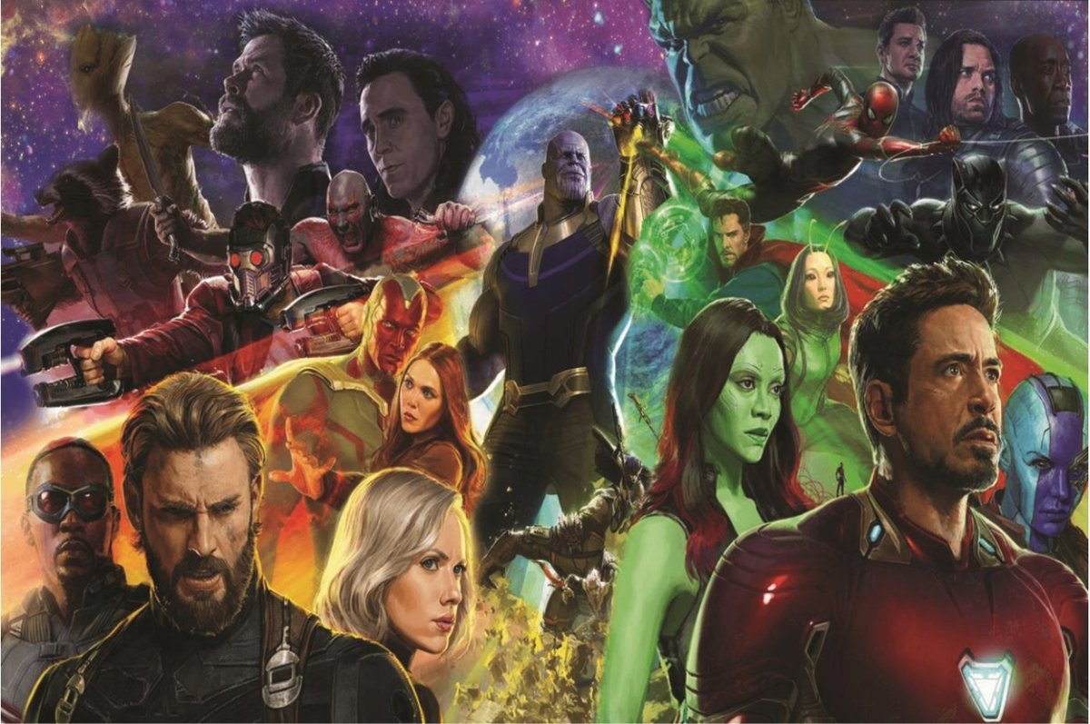 PUZZLE Avengers Endgame Journeys End HULK + IMIĘ Pudełko 120 el.